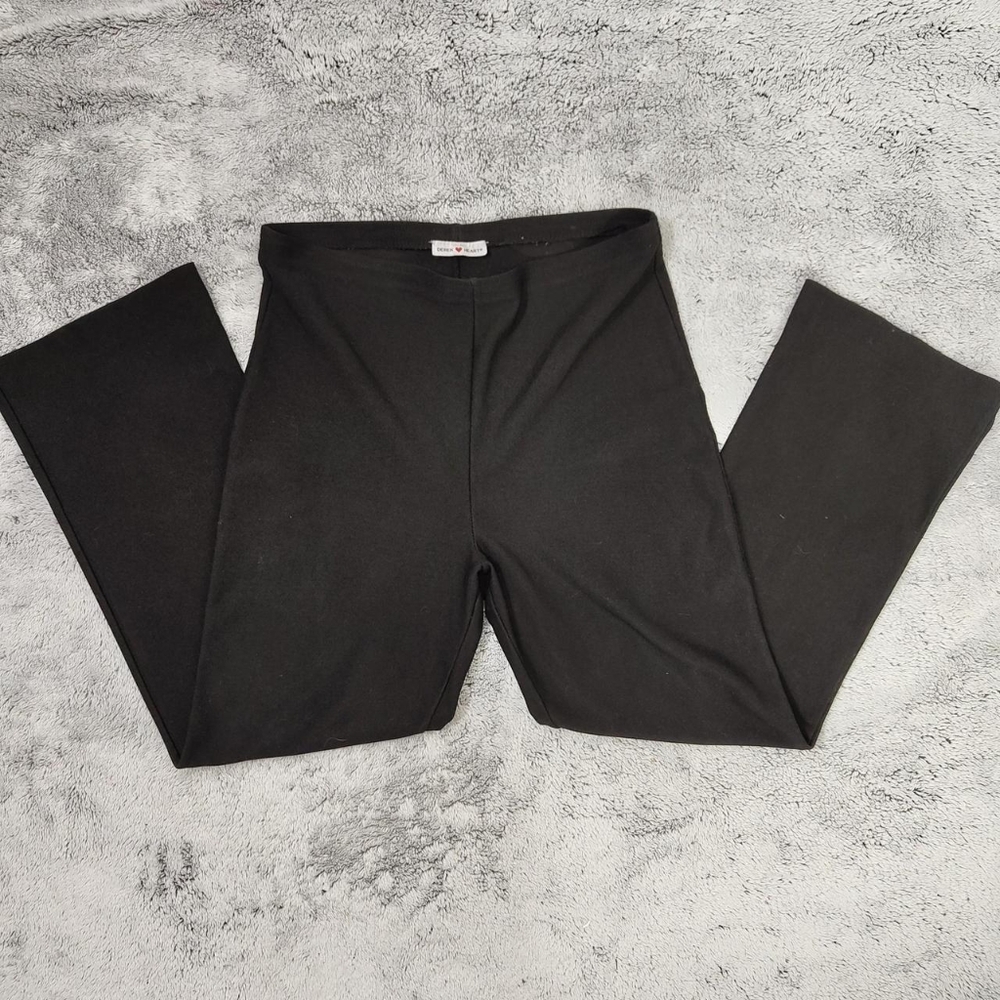 Y2K 2000s Black Flared Comfy Wide Leg Pants